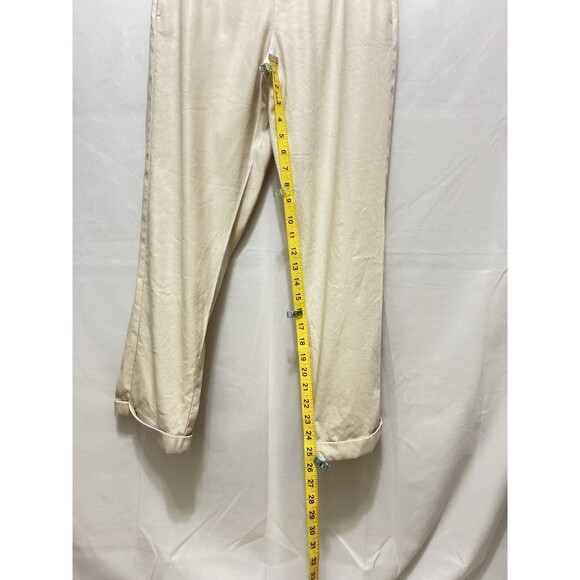 J. Jill Womens Small Petite Linen Stretch‎ Pants Beach Vacation Relax - Picture 4 of 8